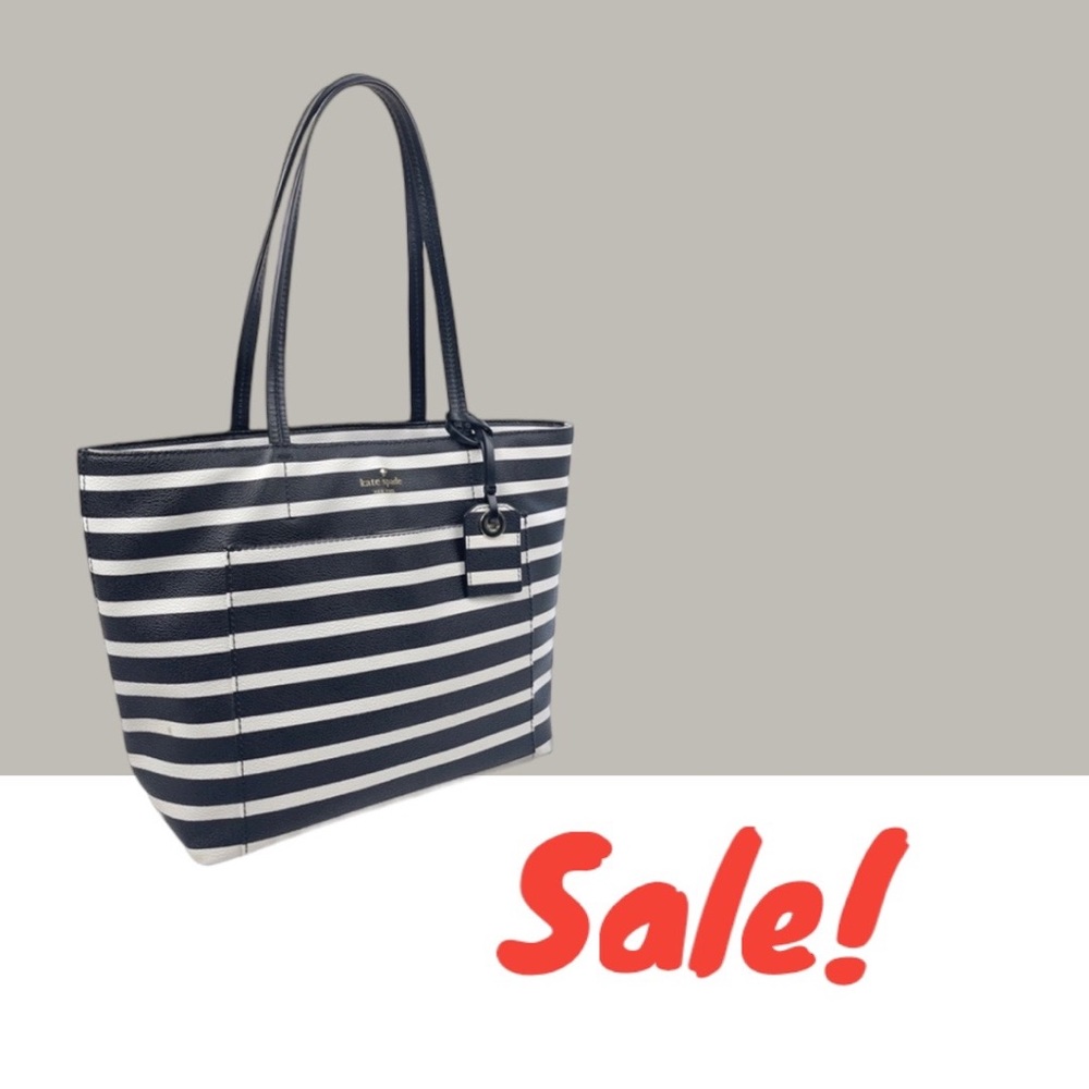 Kate Spade Bags Striped Black & White